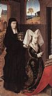 Petrus Christus Famous Paintings - Isabel of Portugal with St Elizabeth